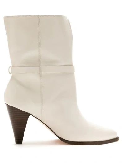 Shop Nk Leather Bel Boots In White