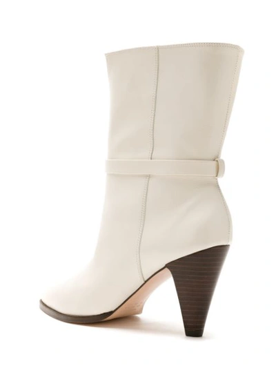 Shop Nk Leather Bel Boots In White