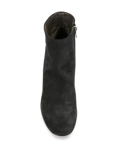 Shop Officine Creative Block Heel Ankle Boots In Black