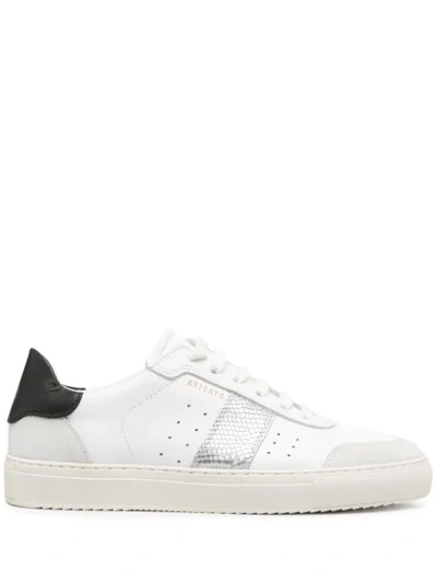 Shop Axel Arigato Dunk 2.0 Leather Sneakers In White