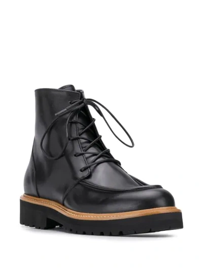 Shop Rupert Sanderson Vesper Lace-up Ankle Boots In Black