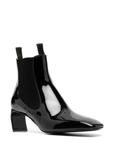 Shop Lanvin J Ankle Boots In Black