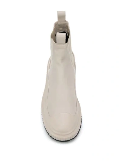 Shop Officine Creative Chelsea Ankle Boots In Neutrals