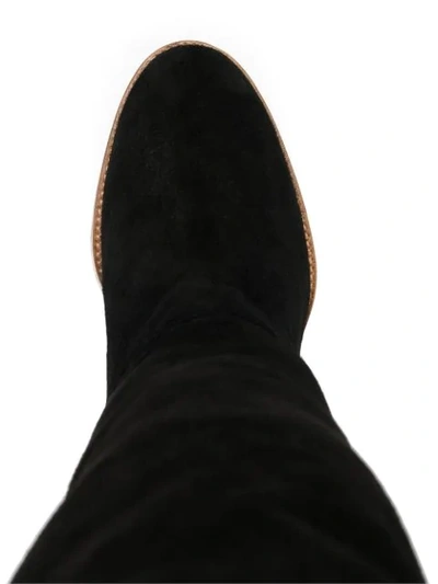 Shop Ba&sh Wedge Heel Slip-on Boots In Black