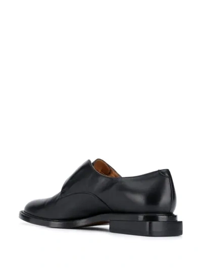 Shop Clergerie Slip-on Brogue Shoes In Black