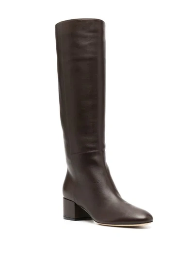 Shop Sergio Rossi Knee-high Boots In Brown