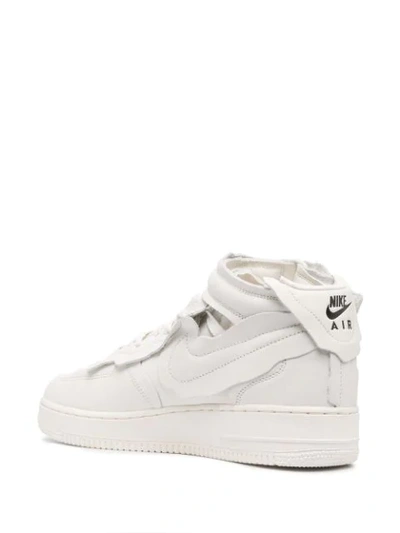 Shop Comme Des Garçons X Nike Air Force 1 Low-top Trainers In Neutrals