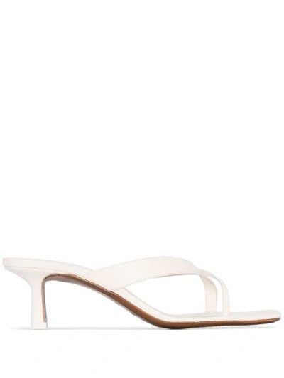 Shop Neous Florae Cross-strap Sandals In White