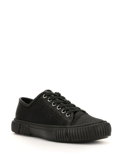 Shop Both Satin Lace-up Trainers In Black