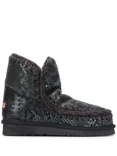 Shop Mou Eskimo 18 Boots In Black