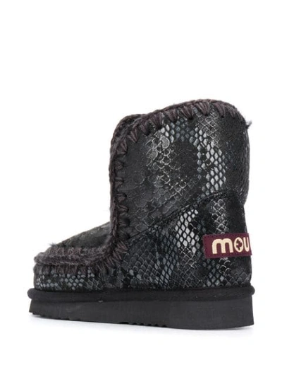 Shop Mou Eskimo 18 Boots In Black