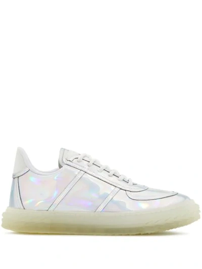 Shop Giuseppe Zanotti Blabber Jellyfish Sneakers In White