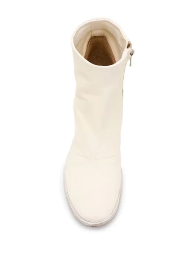 Shop Moma Nashville Ankle Boots In White