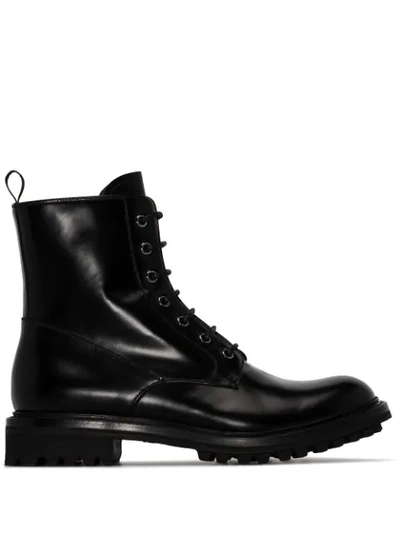 Shop Church's Nanalah Lace-up Derby Boots In Black