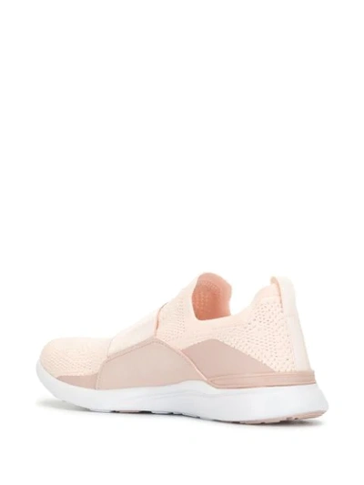 Shop Apl Athletic Propulsion Labs Techloom Bliss Knitted Sneakers In Pink