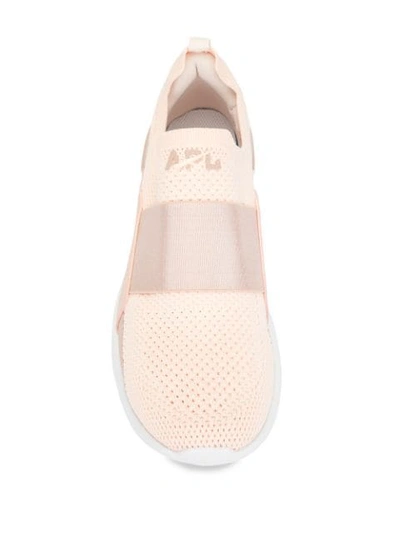 Shop Apl Athletic Propulsion Labs Techloom Bliss Knitted Sneakers In Pink