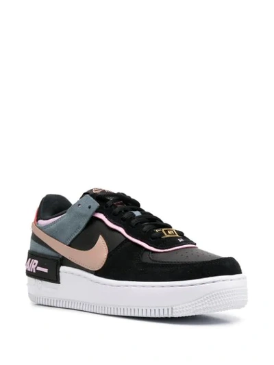 Shop Nike Air Force 1 Shadow Trainers In Black