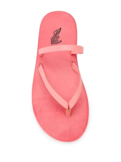 Shop Ancient Greek Sandals Strappy Flip Flops In Pink