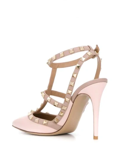 Valentino Rockstud 110mm Pumps In Pink