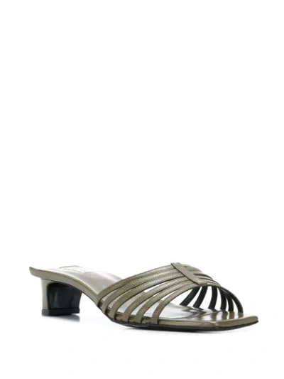 Shop Dorothee Schumacher Seduction 45mm Strappy Sandals In Green