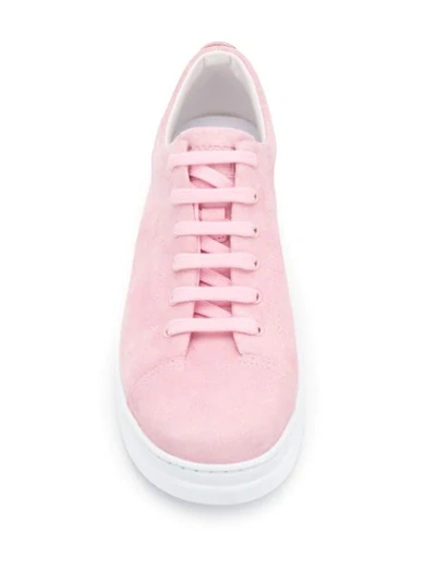 Shop Camper Runner Up Suede Sneakers In Pink