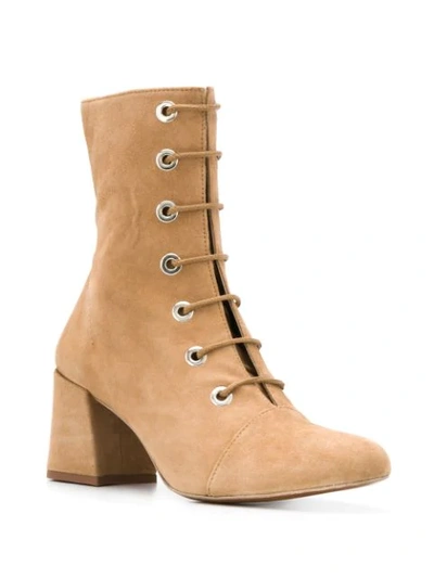 FACH LACE-UP ANKLE BOOTS