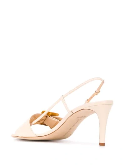 Shop Chloe Gosselin Allie 70mm Sandals In Neutrals