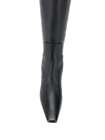 Shop Off-white Knee-length Boots In Black