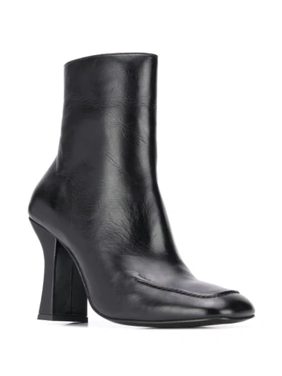Shop Dorateymur Retox Block Heel Ankle Boots In Black