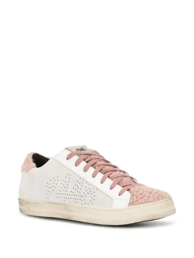Shop P448 John Pow Low-top Trainers In White