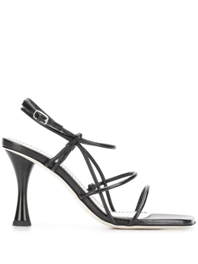 Shop Proenza Schouler Strappy High Heel Sandals In Black