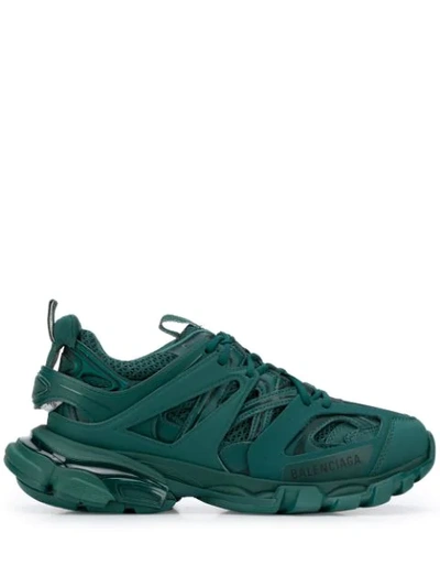 Shop Balenciaga Track Low-top Sneakers In Green