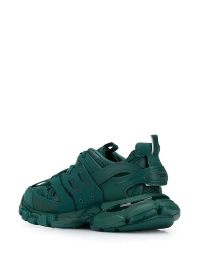 Shop Balenciaga Track Low-top Sneakers In Green