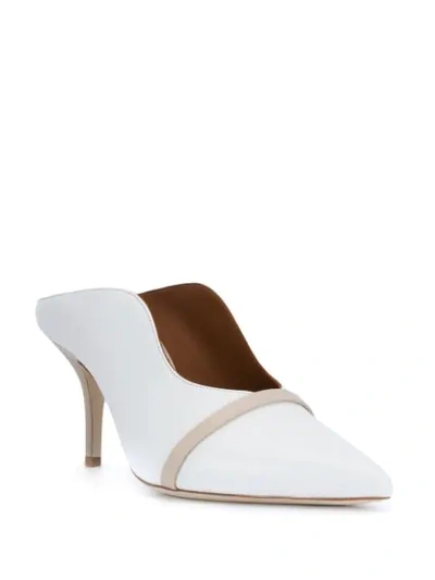 Shop Malone Souliers Constance 70mm Mules In White