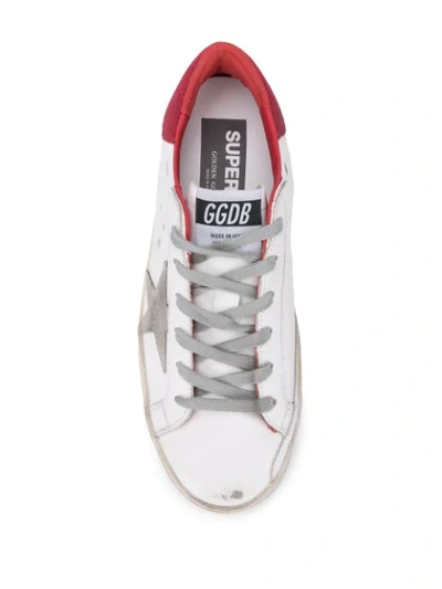 Shop Golden Goose Superstar Sneakers In White