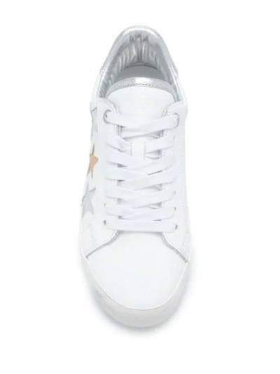 Shop Zadig & Voltaire Used Stars Sneakers In White