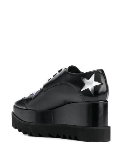 Shop Stella Mccartney Elyse Star Platform Shoes In Black