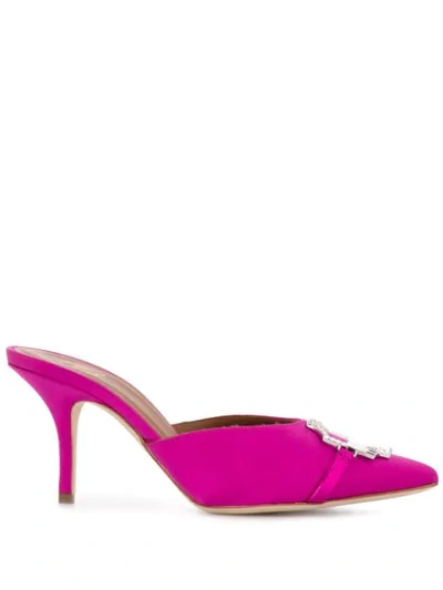 Shop Malone Souliers Missy 85mm Mules In Pink