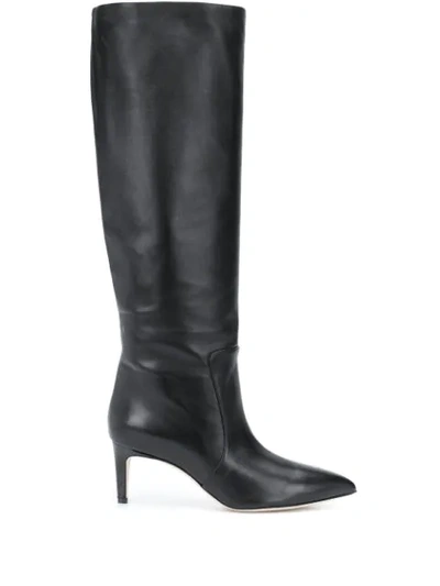 Shop Paris Texas Mid-heel Boots In Black