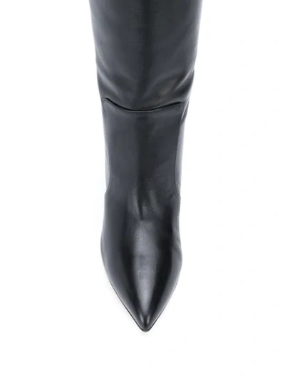 Shop Paris Texas Mid-heel Boots In Black