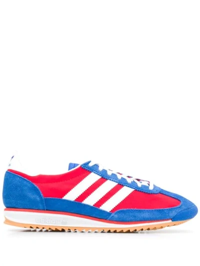 Shop Adidas X Lotta Volkova X Lotta Volkova Panelled Sneakers In Blue