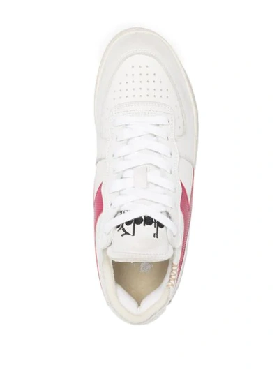 Shop Diadora Mi Basket Low-top Sneakers In White