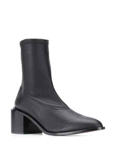 Shop Clergerie Xia Leather 75mm Boots In Black