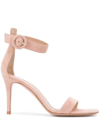 Shop Gianvito Rossi Portofino 85mm Sandals In Pink