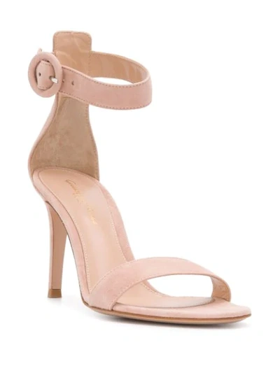 Shop Gianvito Rossi Portofino 85mm Sandals In Pink