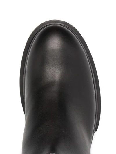 Shop Agl Attilio Giusti Leombruni Chunky Sole Ankle Boots In Black