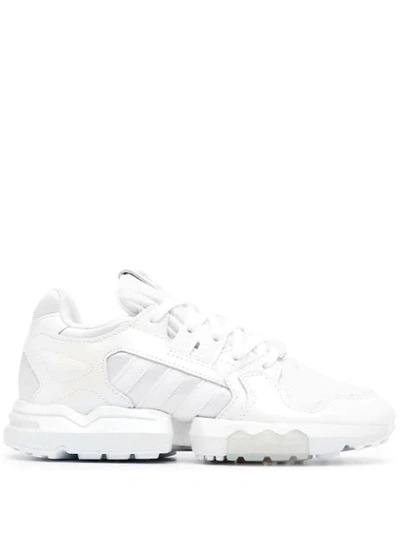 Shop Adidas Originals Zx Torsion Low-top Sneakers In White