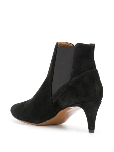 Shop Atp Atelier Suede Ankle Boots In Black
