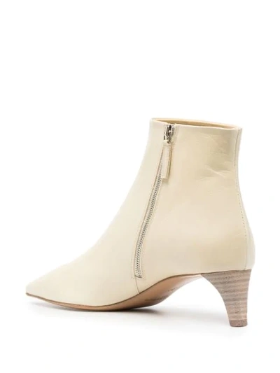 Shop Jil Sander 45mm Low-ankle Boots In Neutrals