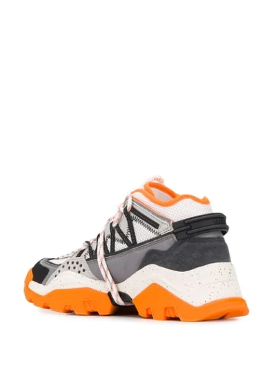 Shop Kenzo Inka Low-top Sneakers In Orange
